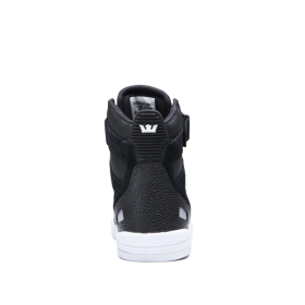 Supra BREAKER Høye Sneakers Dame Svart/Sølv/Hvite | NO-76951